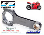 Carrillo Rods for Ducati at Dynoman