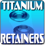 Titanium Retainers for CB550 at Dynoman