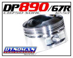 890 Custom Piston Kit for CB750 SOHC at Dynoman